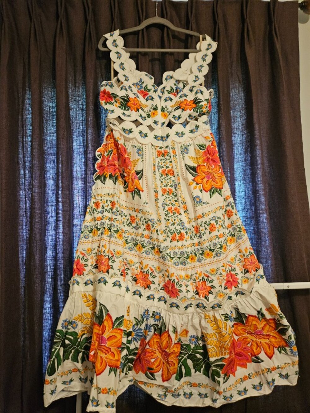 Off-White Bloom Garden Maxi Dress - Picture 8 of 9